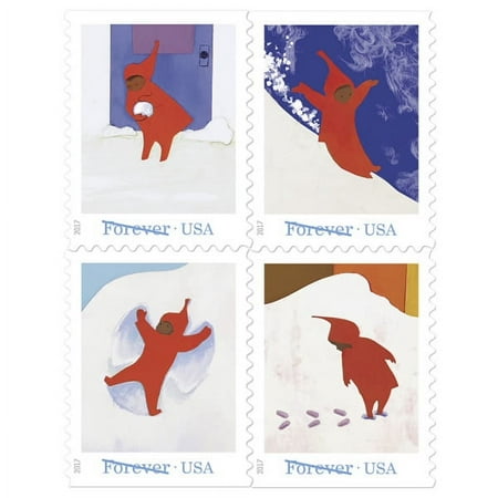USPS The Snowy Day Stamp - Twenty First-Class Forever Stamps