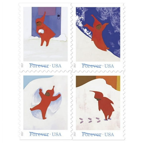USPS The Snowy Day Stamp - Twenty First-Class Forever Stamps