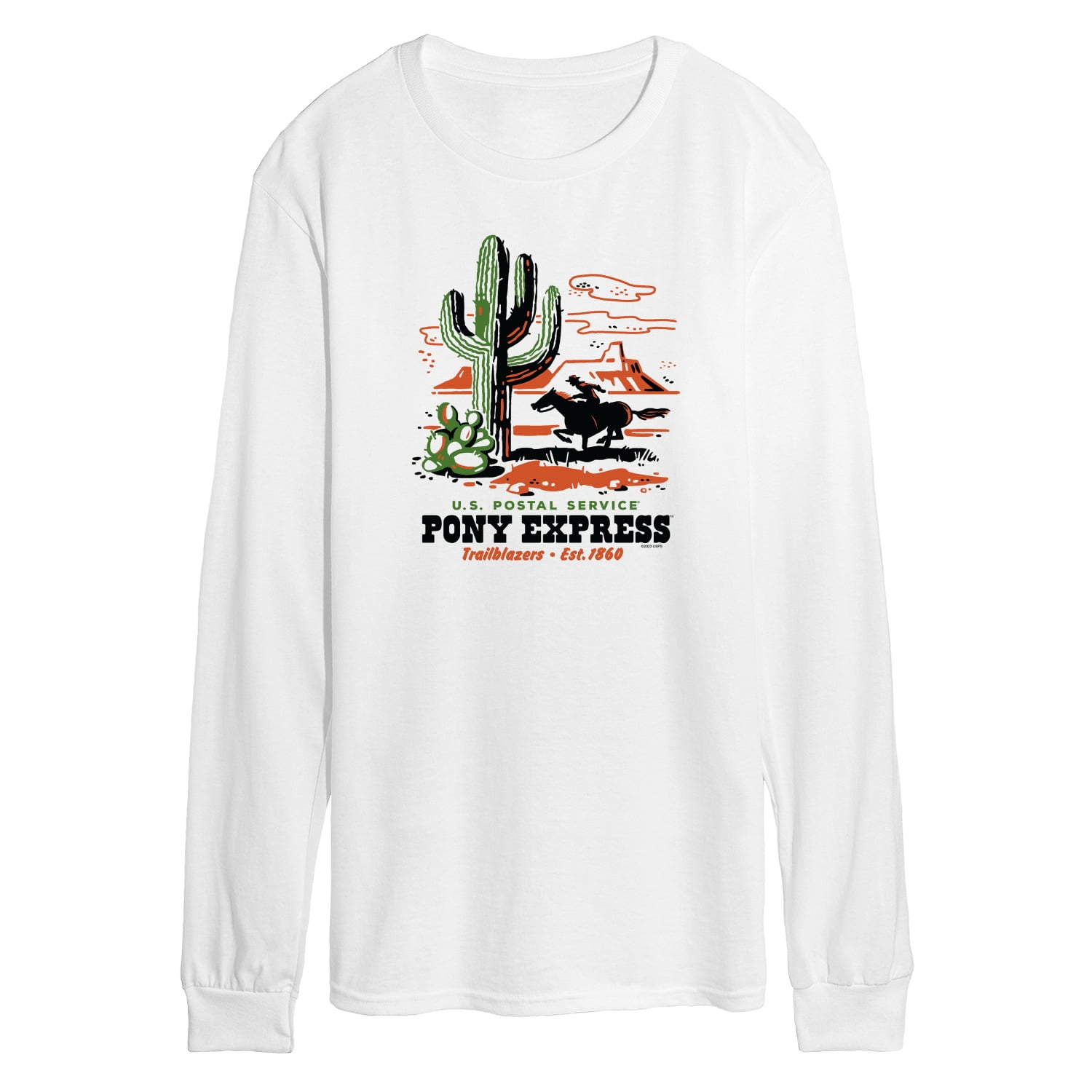 USPS U.S. Postal Service Pony Express Trailblazers Men's Long