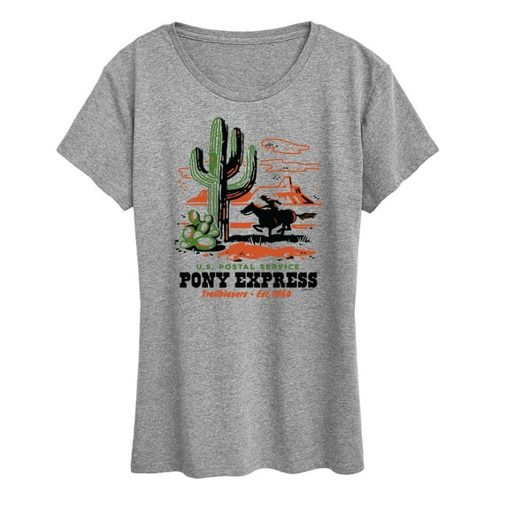 USPS - U.S. Postal Service Pony Express Trailblazers - Women's Short Sleeve Graphic T-Shirt