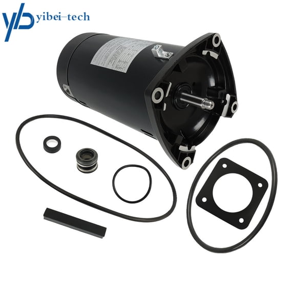 USQ1102 Square Flange Pool Pump Motor 1HP 230/115V Pool Pump Motor Up-Rated 48Y