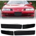 thumbnail image 1 of USR DEPO 92-96 Prelude Bumper Lights - Front Smoke Parking Turn Signal Lamp Set (Left + Right) Compatible with 1992-1996 Honda Prelude S and Si VTEC (All Smoked Lens, 4 Pieces Set), 1 of 9
