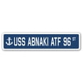 thumbnail image 1 of USS ABNAKI ATF 96 Street Sign us navy ship veteran sailor gift, 1 of 5