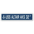 thumbnail image 1 of USS ALTAIR AKS 32 Street Sign us navy ship veteran sailor gift, 1 of 5