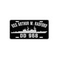 thumbnail image 1 of USS ARTHUR W RADFORD DD 968 Aluminum License Plate Military Navy USN Car Truck RV PL001, 1 of 1