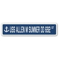 thumbnail image 1 of USS Allen M Sumner Dd 692 Street [3 Pack] of Vinyl Decal Stickers | Indoor/Outdoor | Funny decoration for Laptop, Car, Garage , Bedroom, Offices | SignMission, 1 of 1