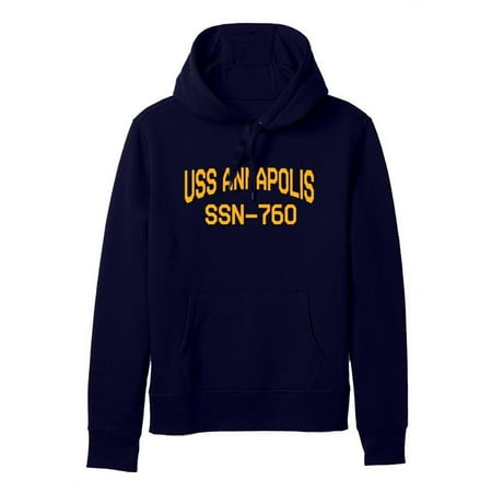 USS Annapolis SSN-760 Submarine Standard Size Pullover Hoodie
