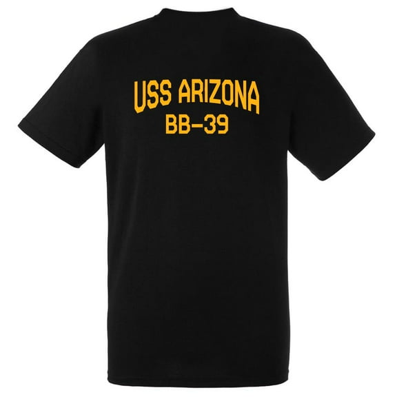 USS Arizona BB-39 Battleship Standard Size Short Sleeve Tee Shirt