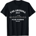 thumbnail image 1 of USS Arizona Battleship Pearl Harbor Memorial Day of Infamy T-Shirtmen and women can wear, black, white, gifts.S,M,L,XL,2XL,3XL,2478XL, 1 of 4