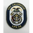 thumbnail image 1 of USS Arlington LPD-24 Patch – With Hook and Loop, 4", 1 of 1