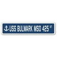 thumbnail image 1 of USS BULWARK MSO 425 Street Sign us navy ship veteran sailor gift, 1 of 5
