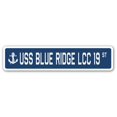 thumbnail image 1 of USS Blue Ridge Lcc 19 Street [3 Pack] of Vinyl Decal Stickers | Indoor/Outdoor | Funny decoration for Laptop, Car, Garage , Bedroom, Offices | SignMission, 1 of 1