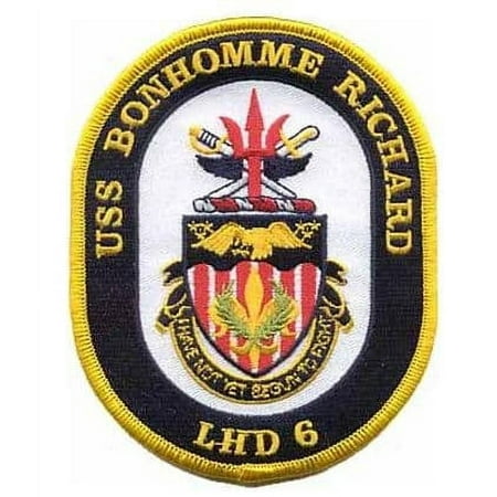 USS Bonhomme LHD-6 Patch – Plastic Backing