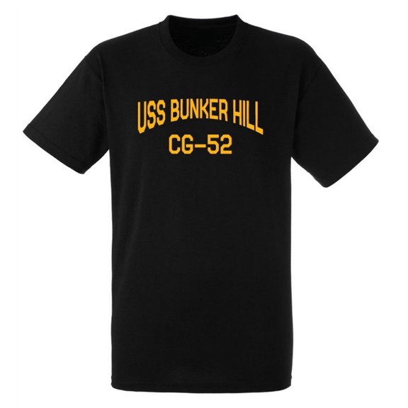 USS Bunker Hill CG-52 Ticonderoga Cruiser Short Sleeve Tee Shirt