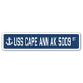thumbnail image 1 of USS CAPE ANN AK 5009 Street Sign us navy ship veteran sailor gift, 1 of 5