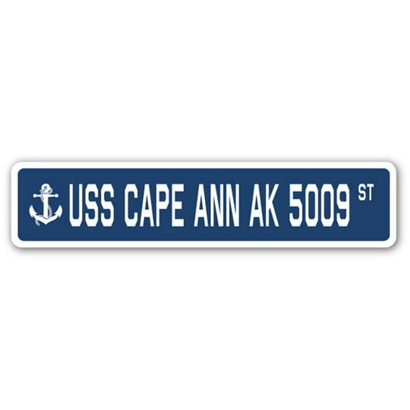 USS CAPE ANN AK 5009 Street Sign us navy ship veteran sailor gift