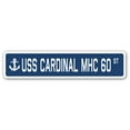 thumbnail image 1 of USS CARDINAL MHC 60 Street Sign us navy ship veteran sailor gift, 1 of 5