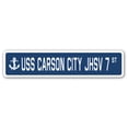 thumbnail image 1 of USS CARSON CITY JHSV 7 Street Sign us navy ship veteran sailor gift, 1 of 5