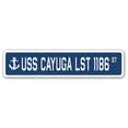 thumbnail image 1 of USS CAYUGA LST 1186 Street Sign us navy ship veteran sailor gift, 1 of 5