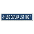 thumbnail image 1 of USS CAYUGA LST 1186 Street Sign us navy ship veteran sailor gift, 1 of 5