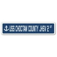 thumbnail image 1 of USS CHOCTAW COUNTY JHSV 2 Street Sign us navy ship veteran sailor gift, 1 of 5