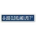 thumbnail image 1 of USS CLEVELAND LPD 7 Street Sign us navy ship veteran sailor gift, 1 of 5