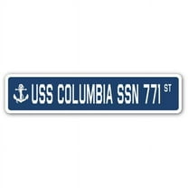 USS COLUMBIA SSN 771 Street Sign us navy ship veteran sailor gift