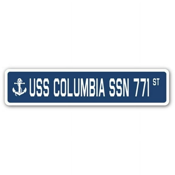 USS COLUMBIA SSN 771 Street Sign us navy ship veteran sailor gift