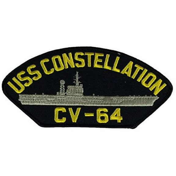 USS CONSTELLATION CV-64 PATCH - Multi-colored - Veteran Owned Business