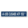 thumbnail image 1 of USS CUSABO ATF 155 Street Sign us navy ship veteran sailor gift, 1 of 5