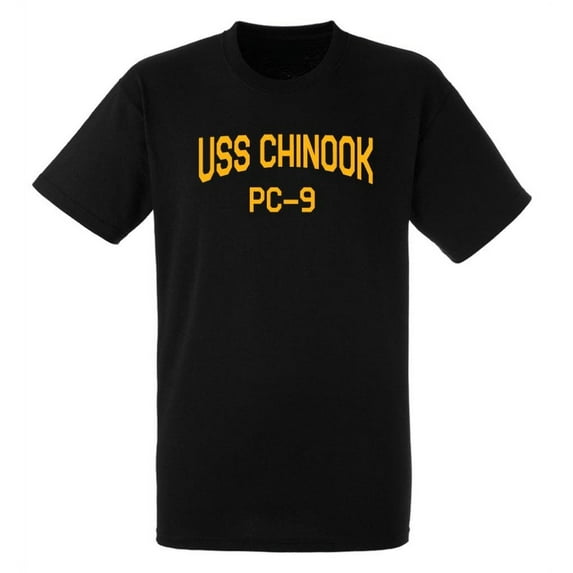 USS Chinook PC-9 Cyclone Patrol Boat Naval Warship Short Sleeve Tee Shirt