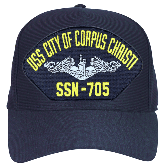 USS City of Corpus Christi SSN-705 ( Silver Dolphins ) Submarine Enlisted Cap