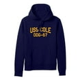 thumbnail image 1 of USS Cole DDG-67 Arleigh Burke Destroyer Naval Warship Standard Size Pullover Hoodie, 1 of 1