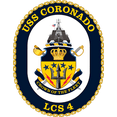thumbnail image 1 of USS Coronado LCS-4 Badge Sticker Decal Independence Class Littoral combat ship Car Sticker Bumper Sticker for Car Emblem - 4 inch, 1 of 8