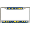 thumbnail image 1 of USS Courlan AMc-44 License Plate Frame, 1 of 1