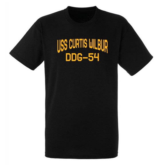 USS Curtis Wilbur DDG-54 Arleigh Burke Destroyer Naval Warship Short Sleeve Tee Shirt