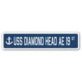thumbnail image 1 of USS DIAMOND HEAD AE 19 Street Sign us navy ship veteran sailor gift, 1 of 5