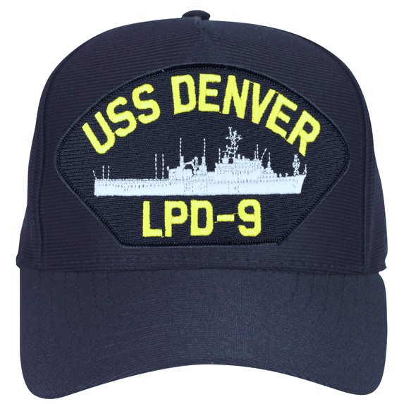 USS Denver LPD-9 Ships Ball Cap