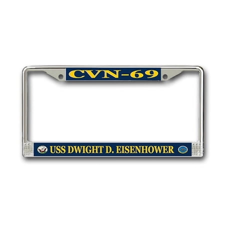 USS Dwight D. Eisenhower CVN-69 License Plate Frame
