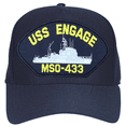 thumbnail image 1 of USS Engage MSO-433 Ship Cap, 1 of 1
