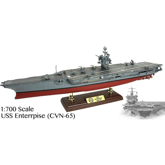 USS Enterprise (CVN-65) Enterprise-Class Aircraft Carrier US Navy "Full Hull Edition" 1/700 Diecast Model by Forces of Valor