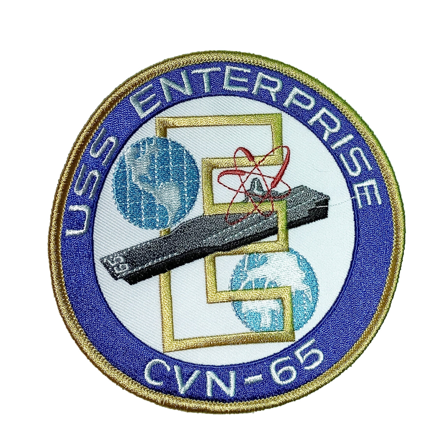 USS Enterprise CVN-65 Patch – Sew On, 4.5 in - Walmart.com