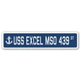 thumbnail image 1 of USS Excel Mso 439 Street [3 Pack] of Vinyl Decal Stickers | Indoor/Outdoor | Funny decoration for Laptop, Car, Garage , Bedroom, Offices | SignMission, 1 of 1