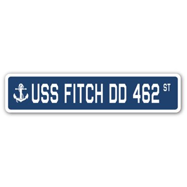 USS Shreveport LPD-12 Street Sign - Navy Ship Veteran Gift, 4x18 Inch Durable Outdoor Plastic Sign