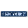 thumbnail image 1 of USS FORT WORTH LCS 3 Street Sign us navy ship veteran sailor gift, 1 of 5