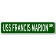thumbnail image 1 of USS FRANCIS HAMMOND FF 1067 Ship Navy Sailor Metal Street Sign Size: 4 x 16 Inch, 1 of 4