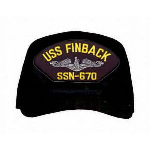 USS Finback SSN-670 ( Silver Dolphins ) Submarine Enlisted Cap