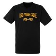 thumbnail image 1 of USS Frank Cable AS-40 Emory S. Land Submarine Tender Naval Warship Short Sleeve Tee Shirt, 1 of 1