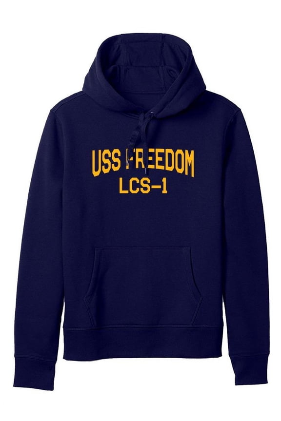 USS Freedom LCS-1 Freedom Littoral Combat Ship Naval Warship Standard Size Pullover Hoodie