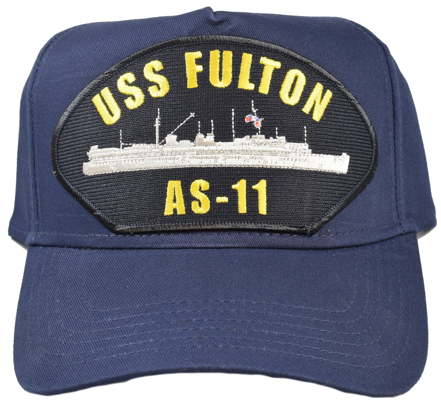 Buy Navy Blue USS Fulton AS-11 Ship HAT Online Kuwait Ubuy